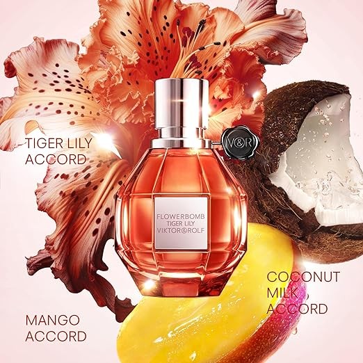 Viktor&Rolf - Tiger Lily Eau de Parfum - Women's Perfum - Floral, Ambery, & Fruity - With Notes of Coconut & Mango